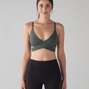 Lululemon Lean In Bra - Dark Forest